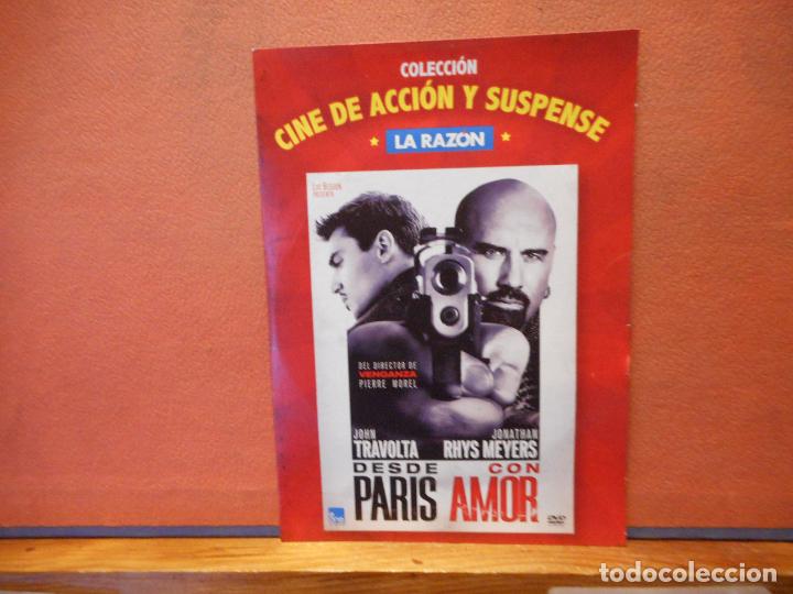 Cinema: DVD. DESDE PARIS CON AMOR. JOHN TRAVOLA.