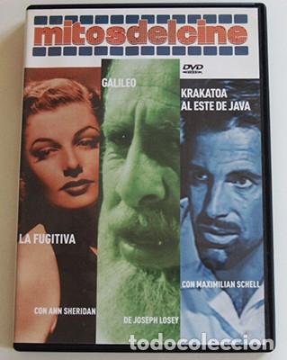 Cine: DVD PEL&Iacute;CULAS GALILEO / LA FUGITIVA / KRAKATOA AL ESTE DE JAVA - MITOS DEL CINE ANN SHERIDAN SCHELL