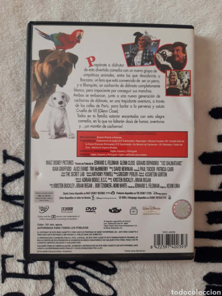 Cine: 102 D&aacute;lmatas DVD - Foto 2