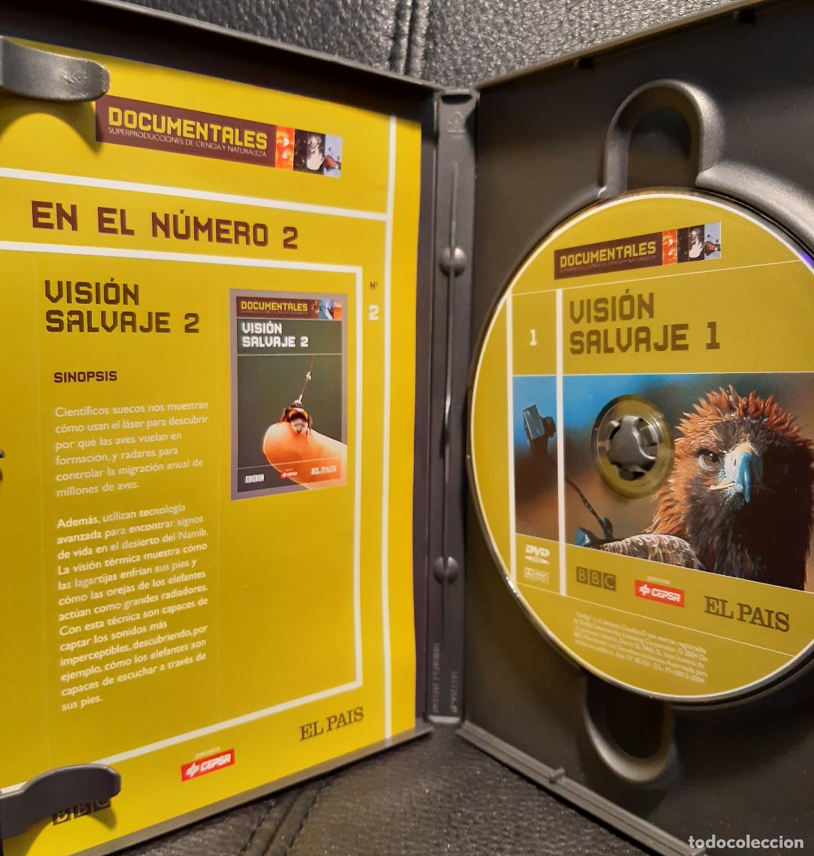 Cine: VISION SALVAJE 1 - DVD - DOCUMENTAL BBC - Foto 3