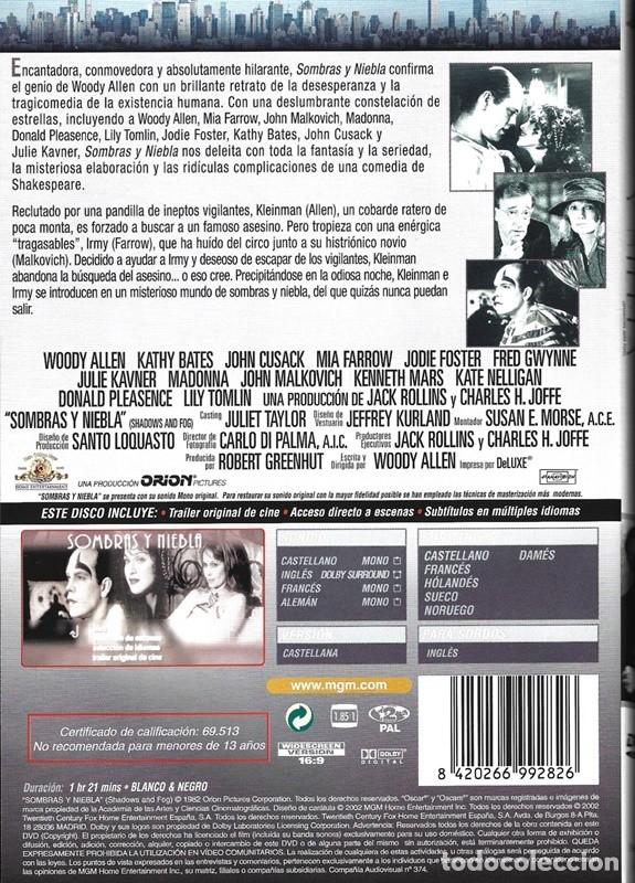 Cine: SOMBRAS Y NIEBLA - Foto 2