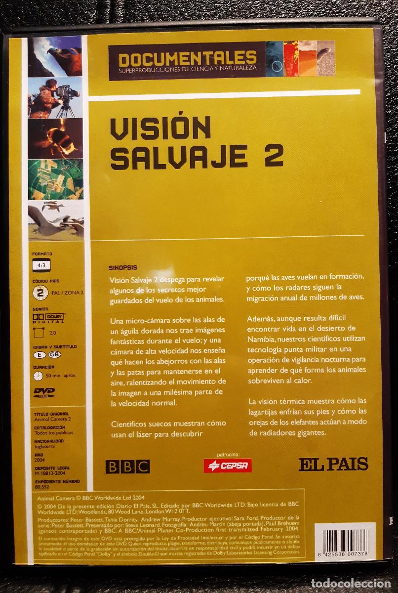 Cine: VISION SALVAJE 2 - DVD - DOCUMENTAL BBC - Foto 2