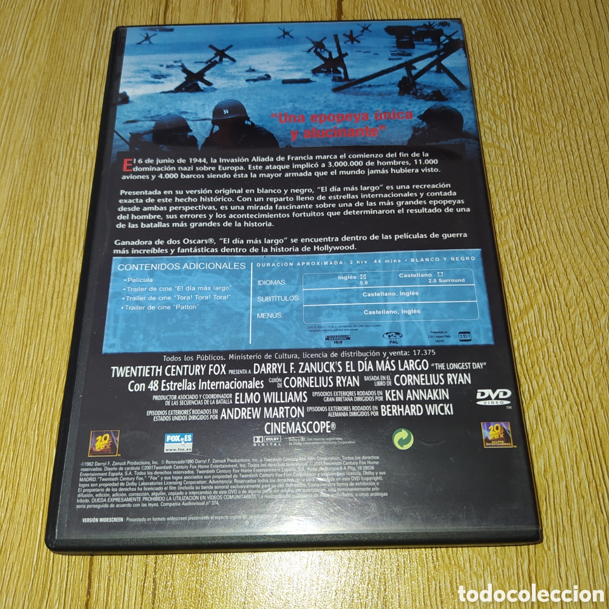 Cine: DVD El d&iacute;a m&aacute;s largo - Foto 2