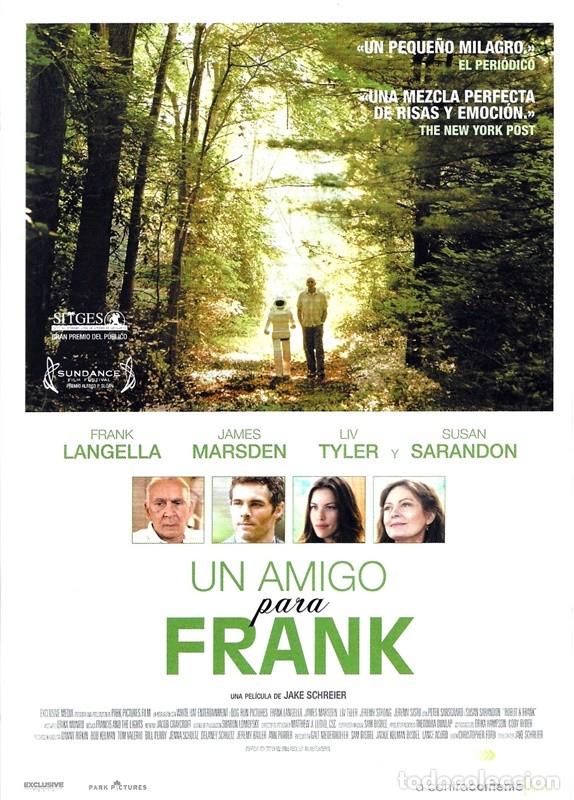 Cinema: UN AMIGO PARA FRANK FRANK LANGELLA
