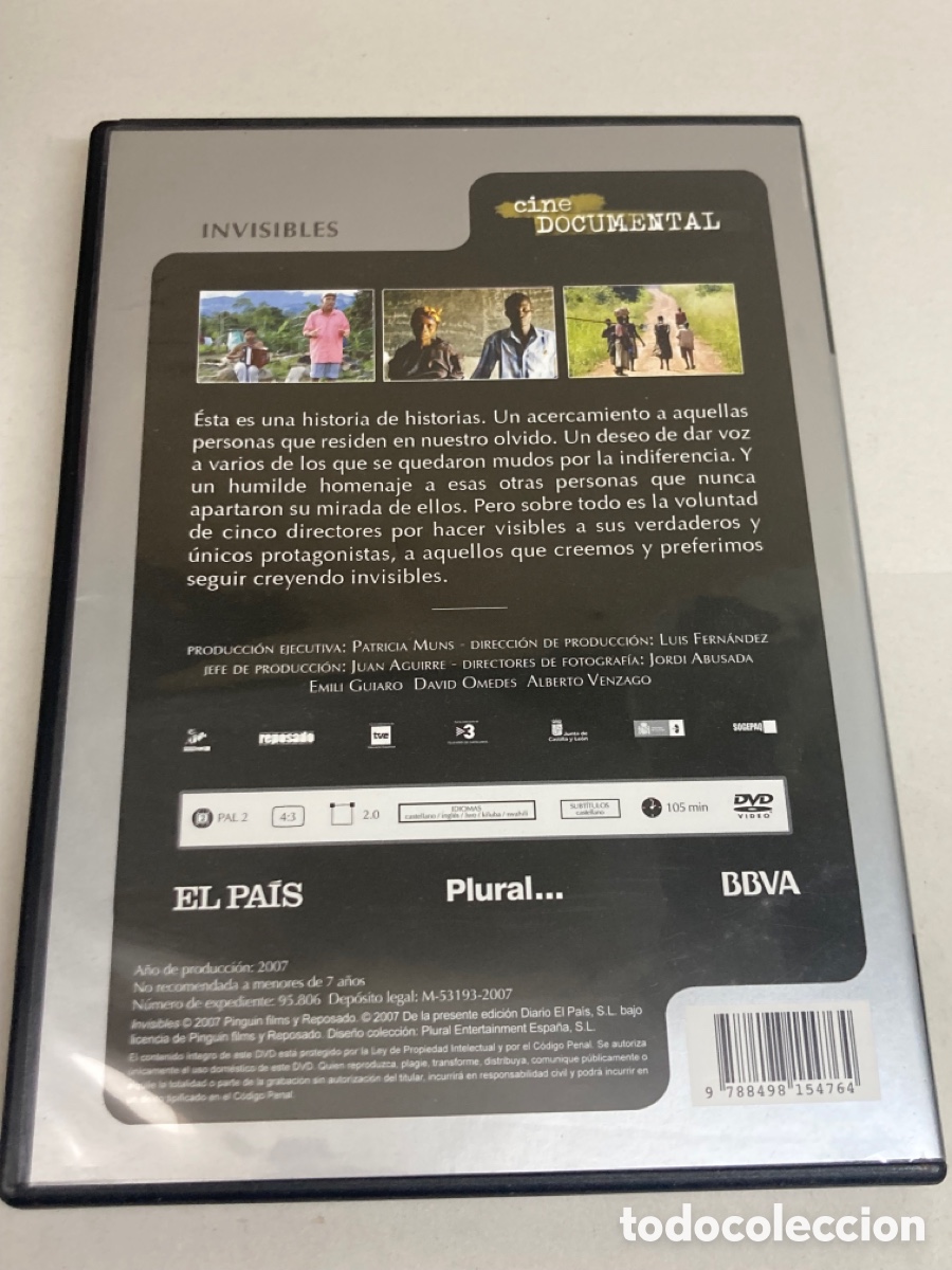Cine: Dvd Documental Invisibles - Foto 2