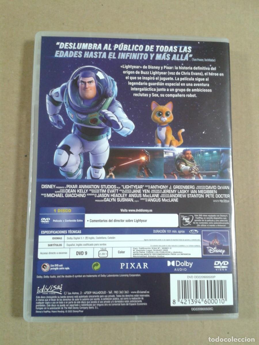 Cine: LIGHTYEAR (DVD) DISNEY. - Foto 2