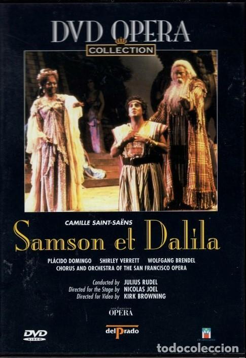Cine: SAMSON ET DALILA DVD (OPERA) CON PLACIDO DOMINGO LUCIENDOSE DE PRINCIPIO A FIN.