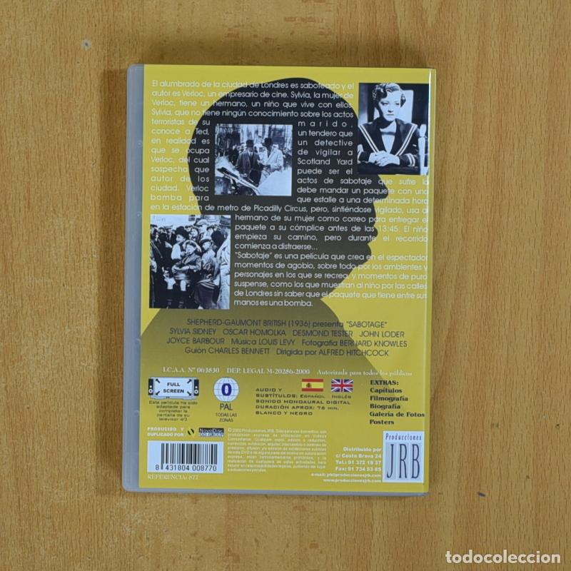 Cine: SABOTAJE - DVD - Foto 2