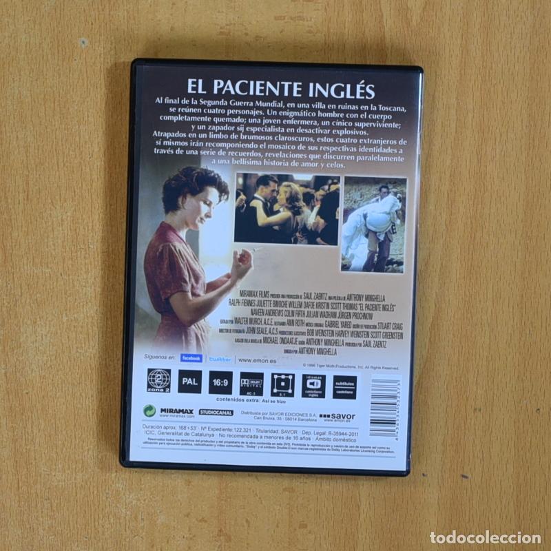 Cine: EL PACIENTE INGLES - DVD - Foto 2