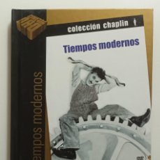 Cine: DVD + LIBRO - TIEMPOS MODERNOS - CHARLES CHAPLIN
