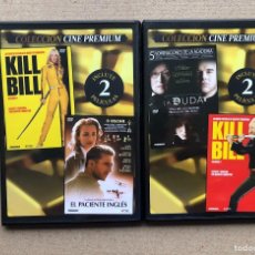 Cine: KILL BILL VOLUMEN 1 Y 2 (TARANTINO ) / LA DUDA / EL PACIENTE INGLÉS / 2 DVD'S, 4 PELÍCULAS / SLIM /