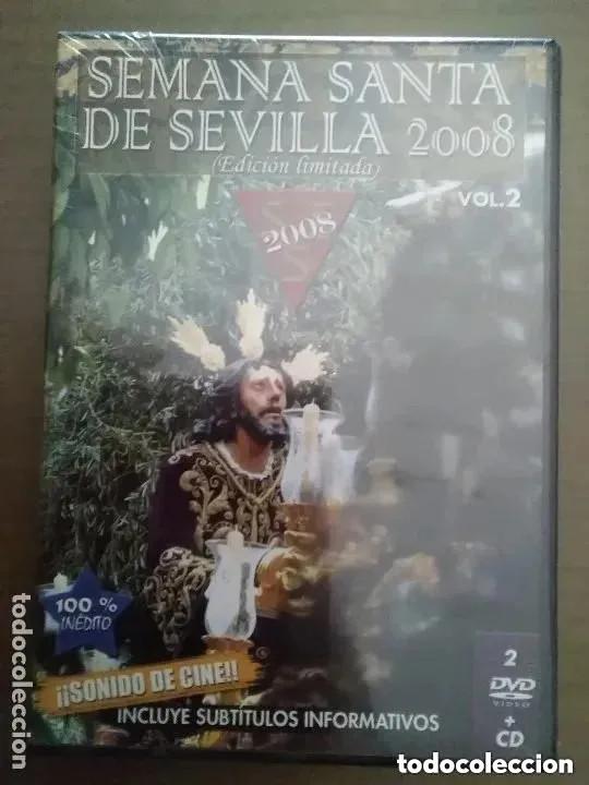 Cine: SEMANA SANTA DE SEVILLA , VOL. 2 , 2008 : 2 DVD Y 1 CD DE MUSICA. SIN DESPRECINTAR