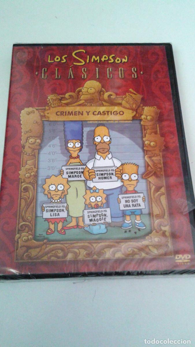 Cine: DVD &rdquo;LOS SIMPSONS CLASICOS CRIMEN Y CASTIGO&rdquo; PRECINTADO SEALED