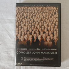 Cine: DVD - COMO SER JOHN MALKOVICH - JOHN CUSACK - SPIKE JONZE