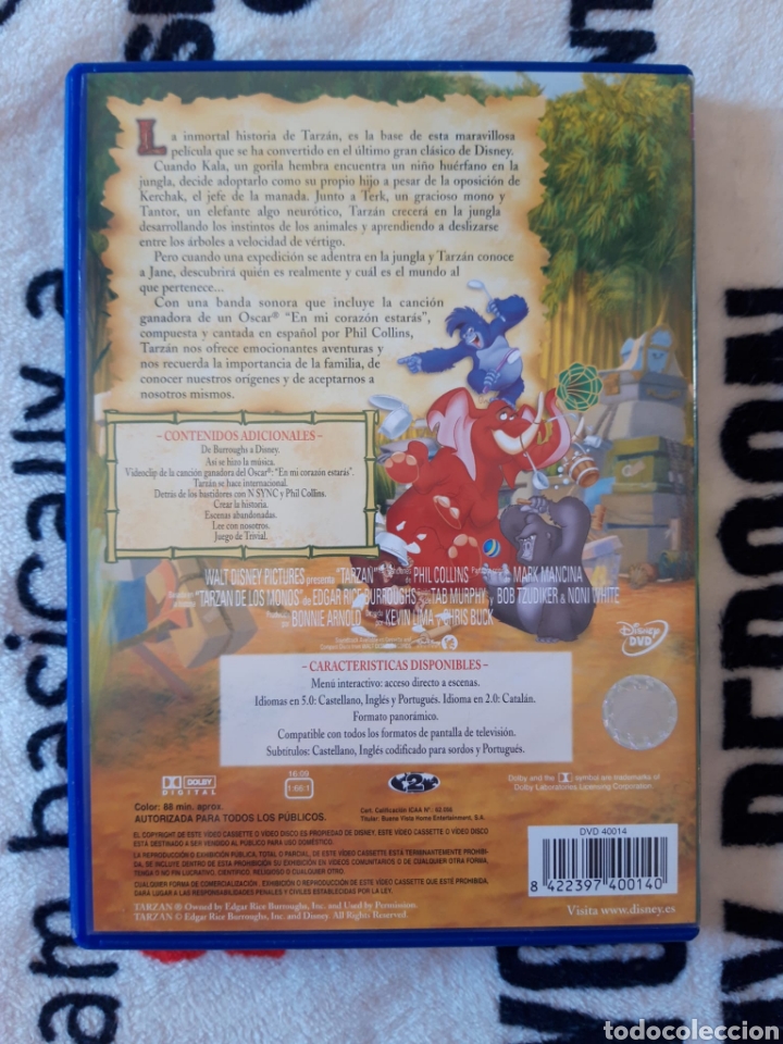 Cine: Tarz&aacute;n DVD - Foto 2
