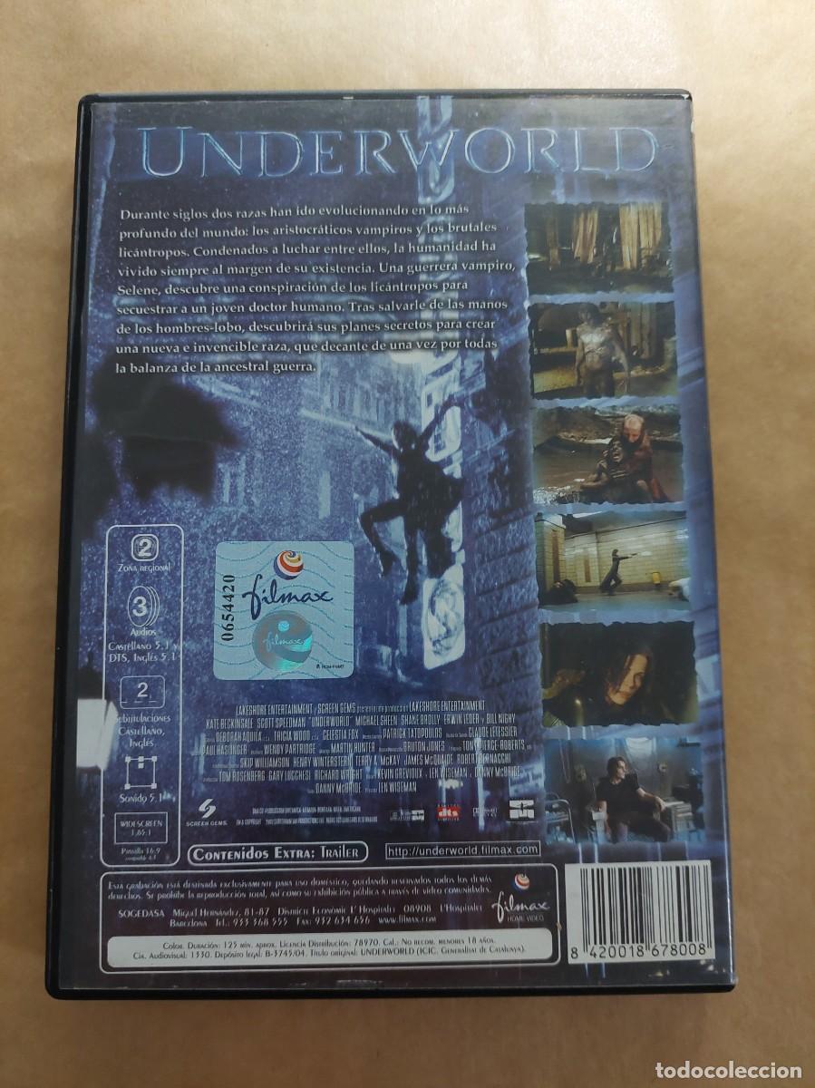 Cine: Pel&iacute;cula DVD Underworld - Foto 2