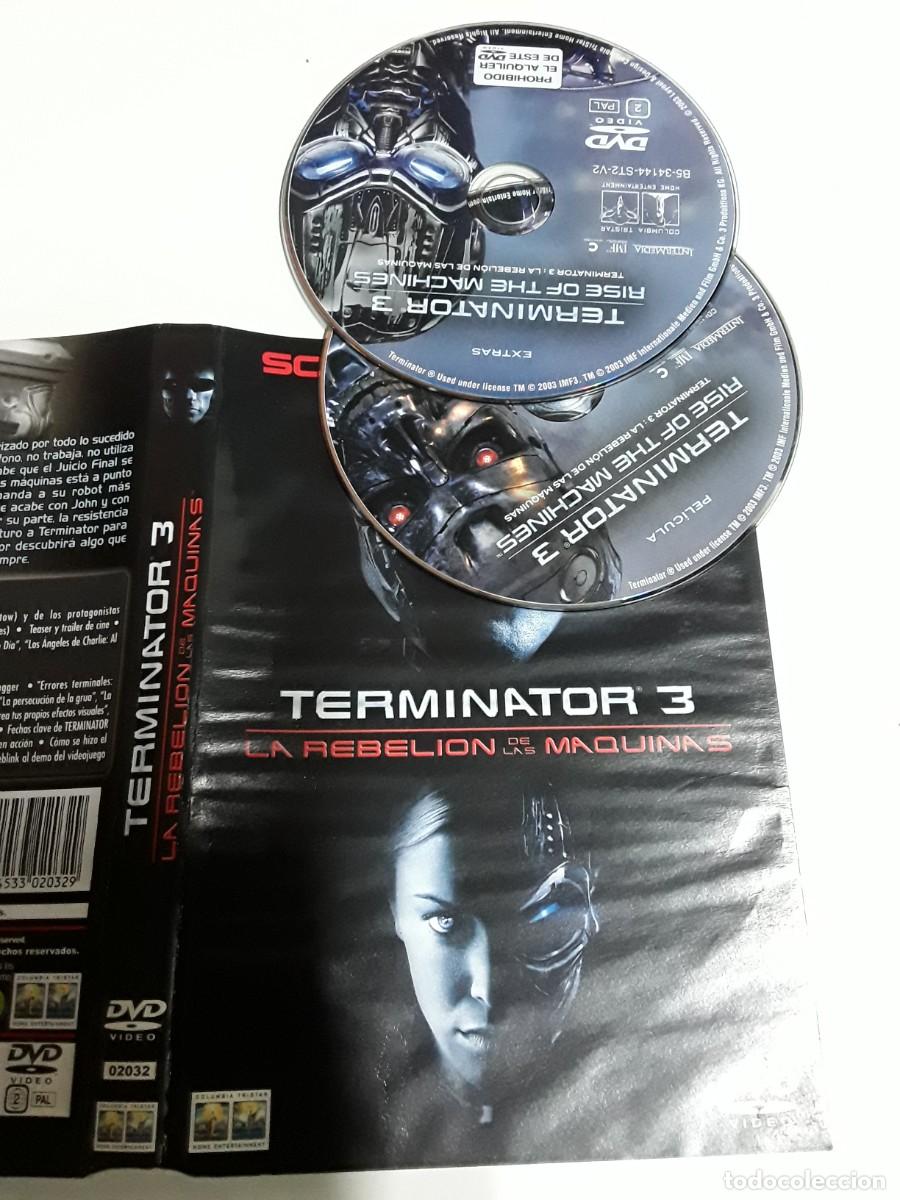 Cine: Pel&iacute;cula DVD Terminator 3 - La Rebeli&oacute;n de las M&aacute;quinas