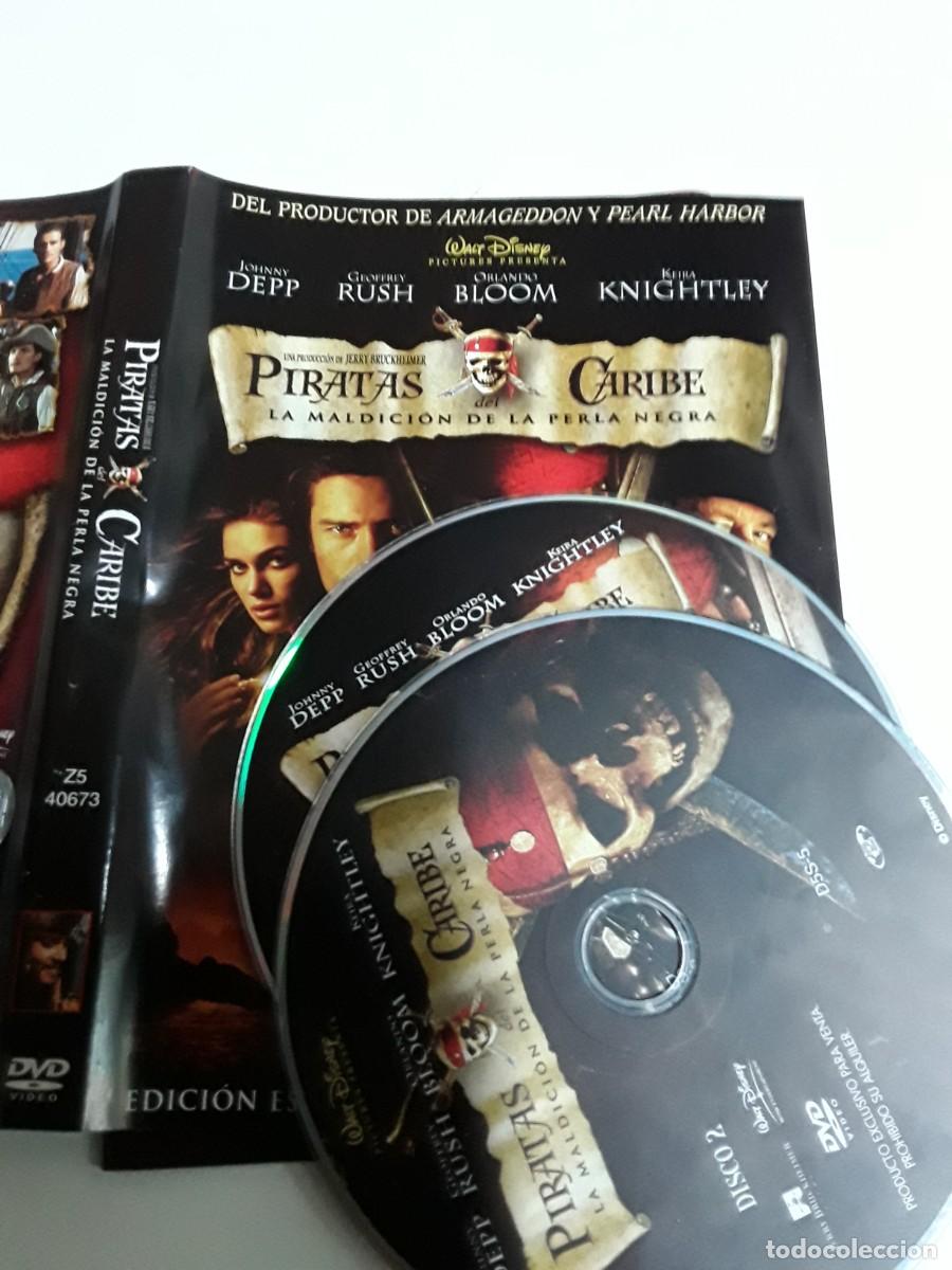 Cine: Pel&iacute;cula DVD Piratas del Caribe - La Maldici&oacute;n de la Perla Negra