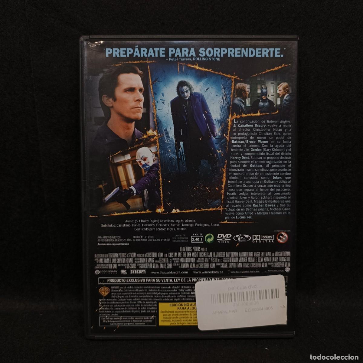 batman - el caballero oscuro - dvd - película / - Compra venta en  todocoleccion