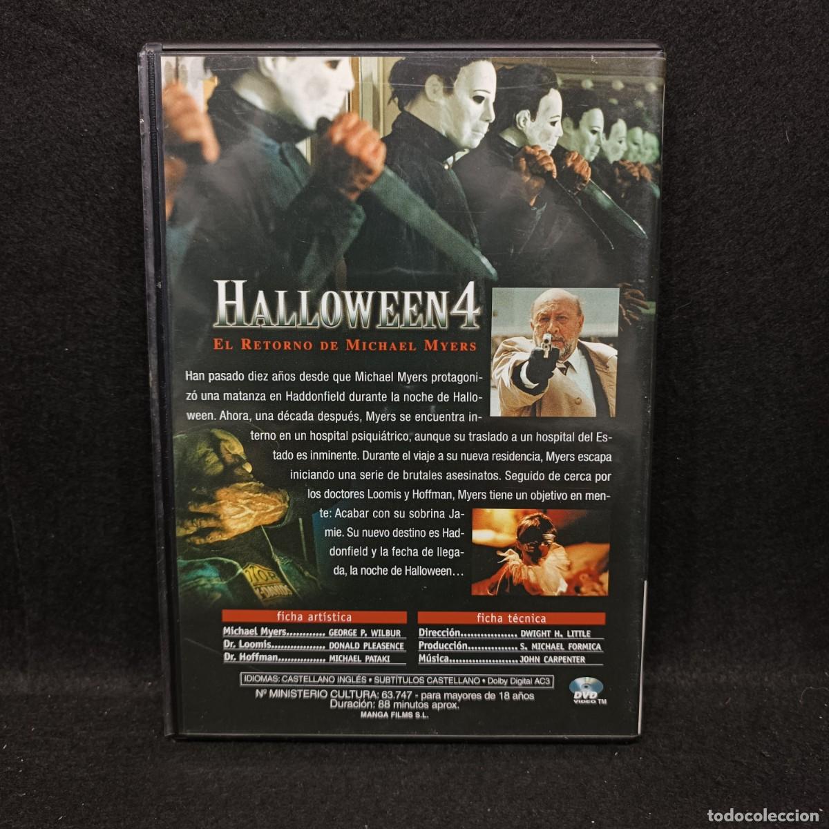 halloween 4 - el retorno de michael myers - dvd - Acheter Films de cinéma  DVD sur todocoleccion