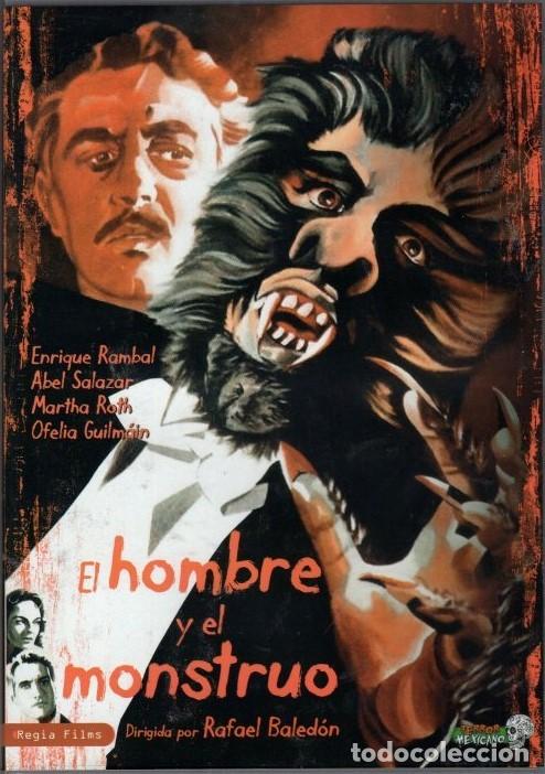 Cine: EL HOMBRE Y EL MONSTRUO DVD-(DIR. RAFAEL BOLEDON) UNA NUEVA VERSION ...QUE NO ES FACIL ENCONTRAR
