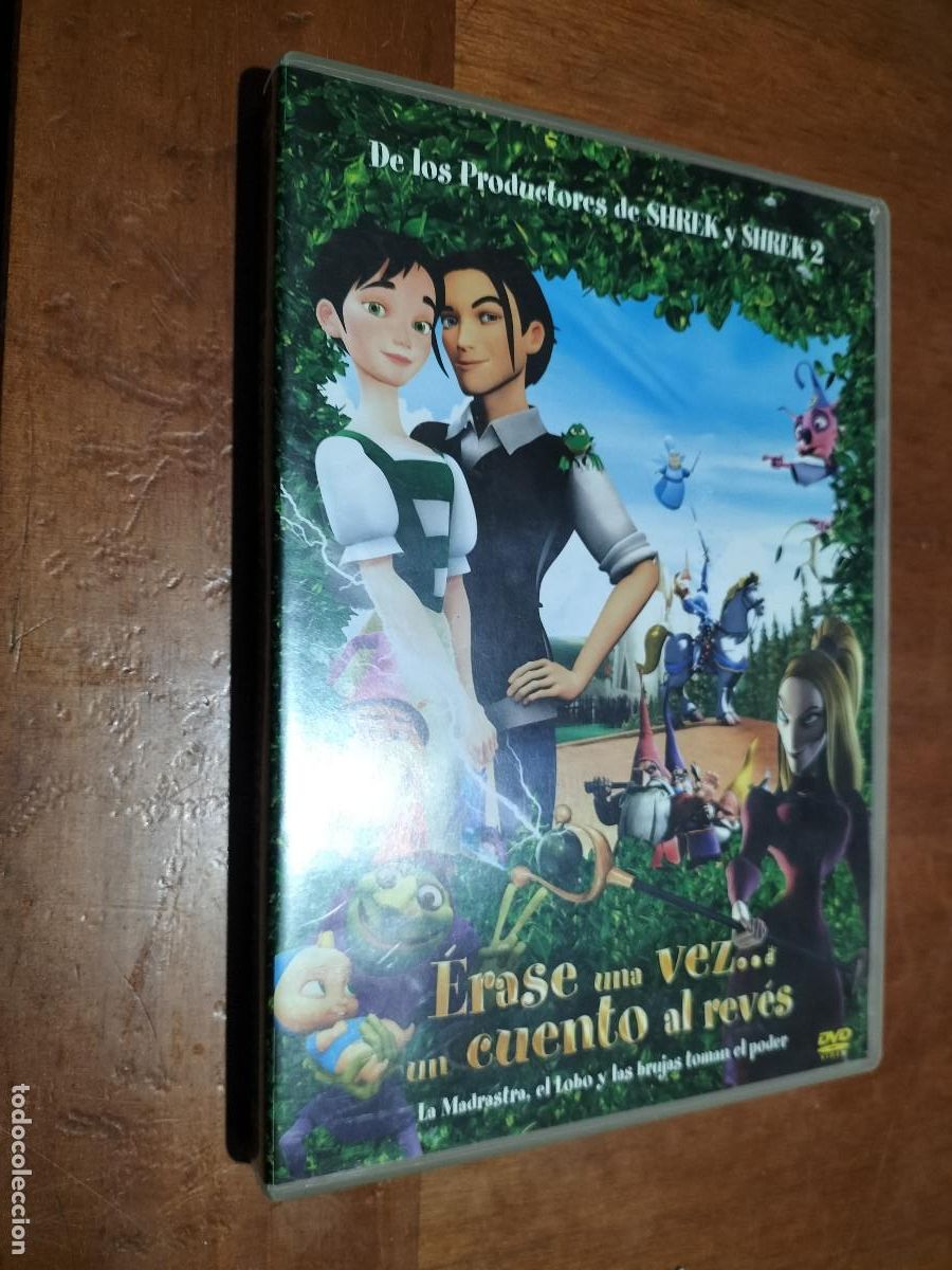 Cinema: ERASE UNA VEZ... UN CUENTO AL REV&Eacute;S. DVD ANIMACI&Oacute;N. BUEN ESTADO.