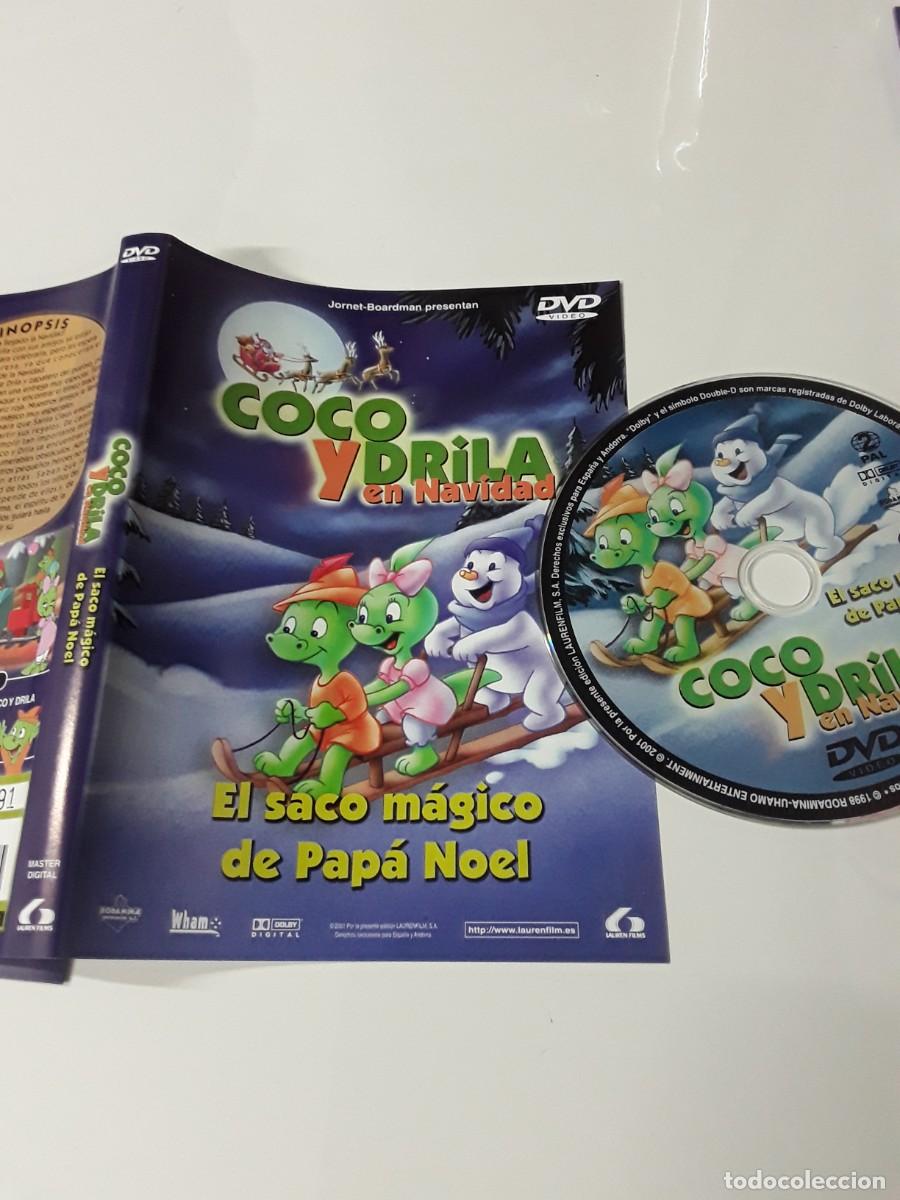 Cine: Pel&iacute;cula DVD Coco y Drila en Navidad - El saco m&aacute;gico de Papa Noel - Dibujos Animados