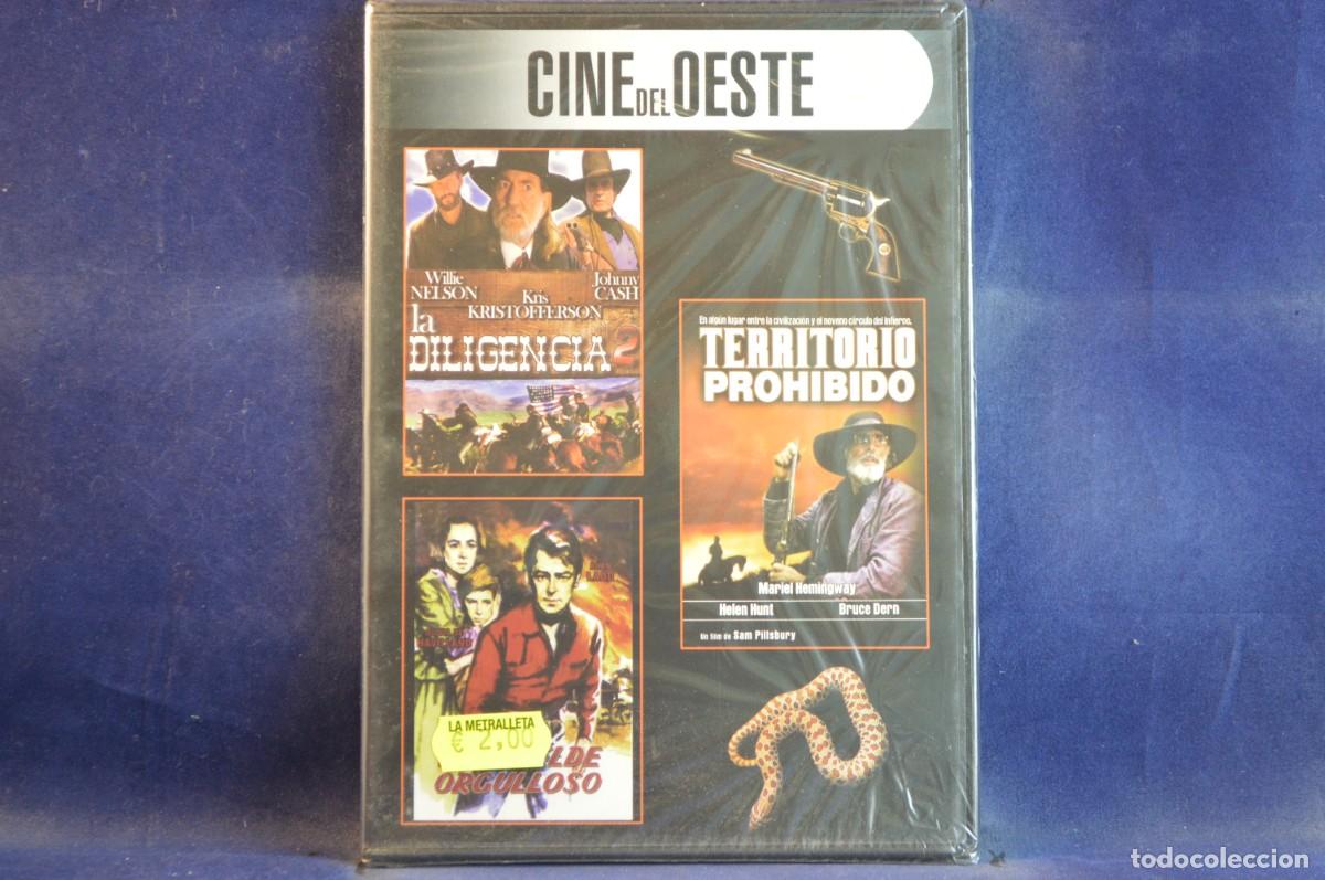 Kino: LA DILIGENCIA / TERRITORIO PROHIBIDO / EL REBELDE ORGULLOSO - DVD ( CAJA FINA )