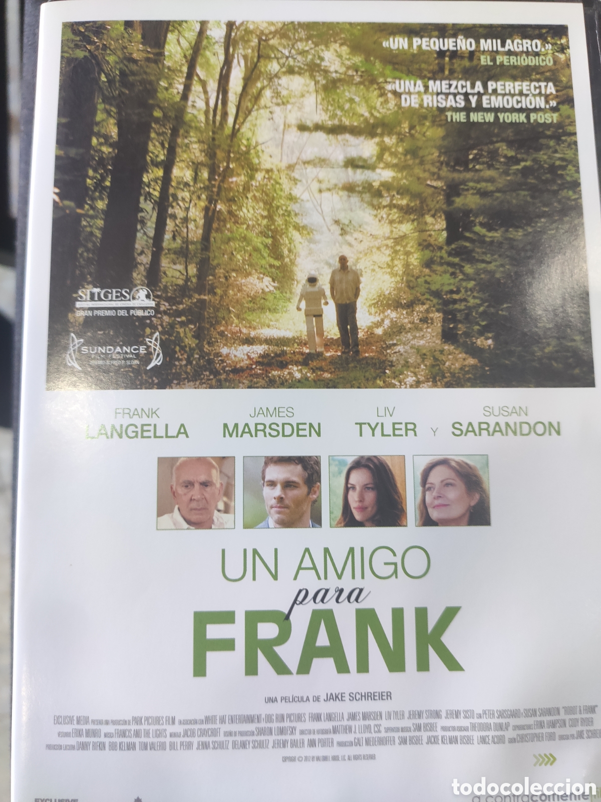 Cine: DVD UN AMIGO PARA FRANK. SUSAN SARANDON