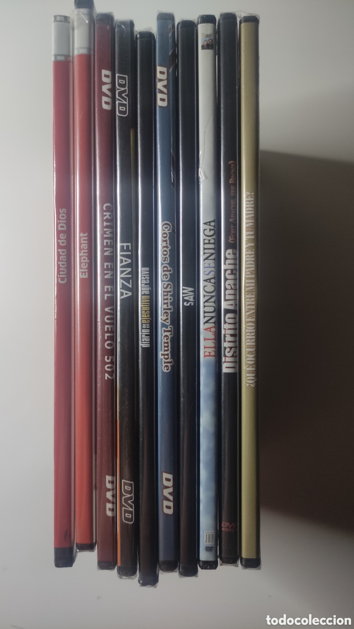 Cine: Lote 10 DVD todos precintados