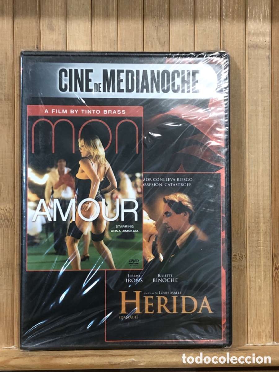 Cine: Mon Amour + Herida ( Cine de Medianoche ) DVD SLIM - Precintado -