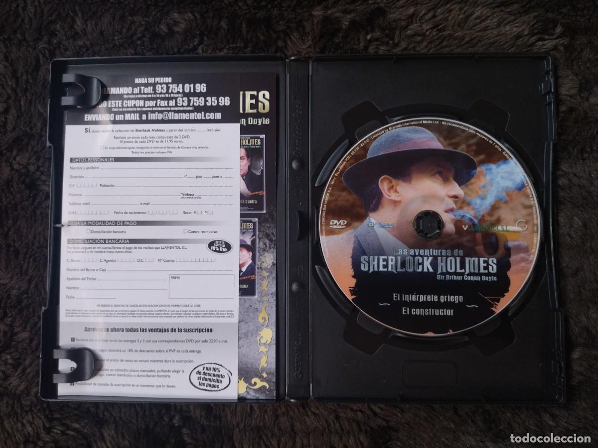 Cine: SHERLOCK HOLMES EL INTERPRETE GRIEGO/EL CONSTRUCTOR - DVD - Foto 2