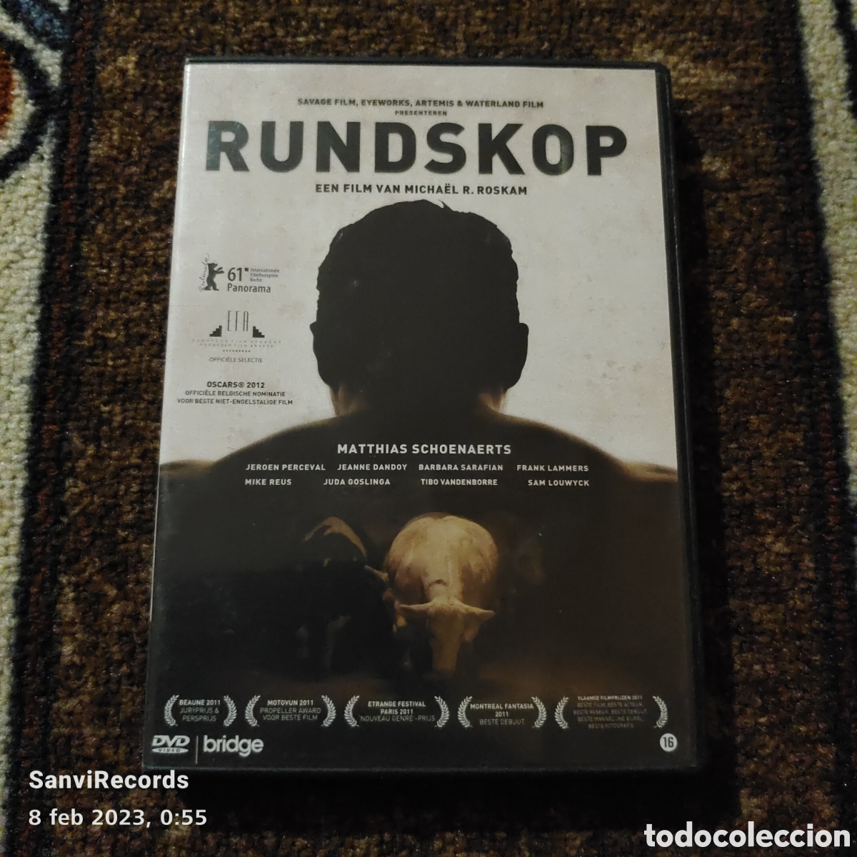 Cine: PEL&Iacute;CULA DVD: RUNDSKOP (MATTHIAS SCHOENAERTS...) [HOLANDES]