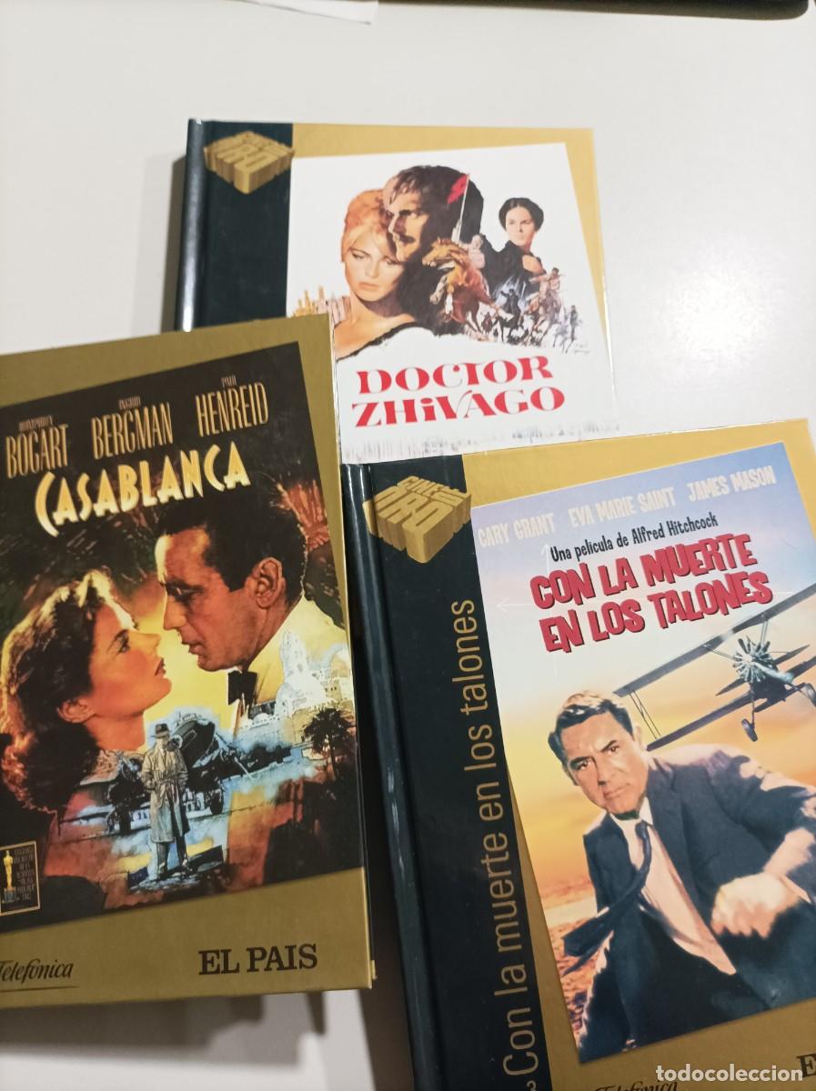 Cine: COLECCI&Oacute;N Cine de Oro DVD: CASABLANCA, DOCTOR ZHIVAGO y CON LA MUERTE EN LOS TALONES
