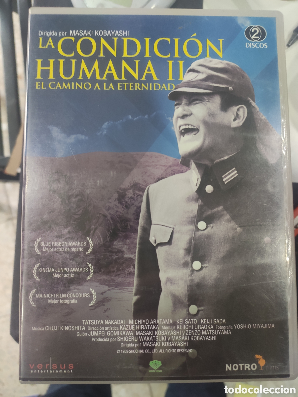 Cinema: DVD LA CONDICION HUMANA II. EL CAMINO A LA ETERNIDAD. MASAKI KOBAYASHI. 2 DVD