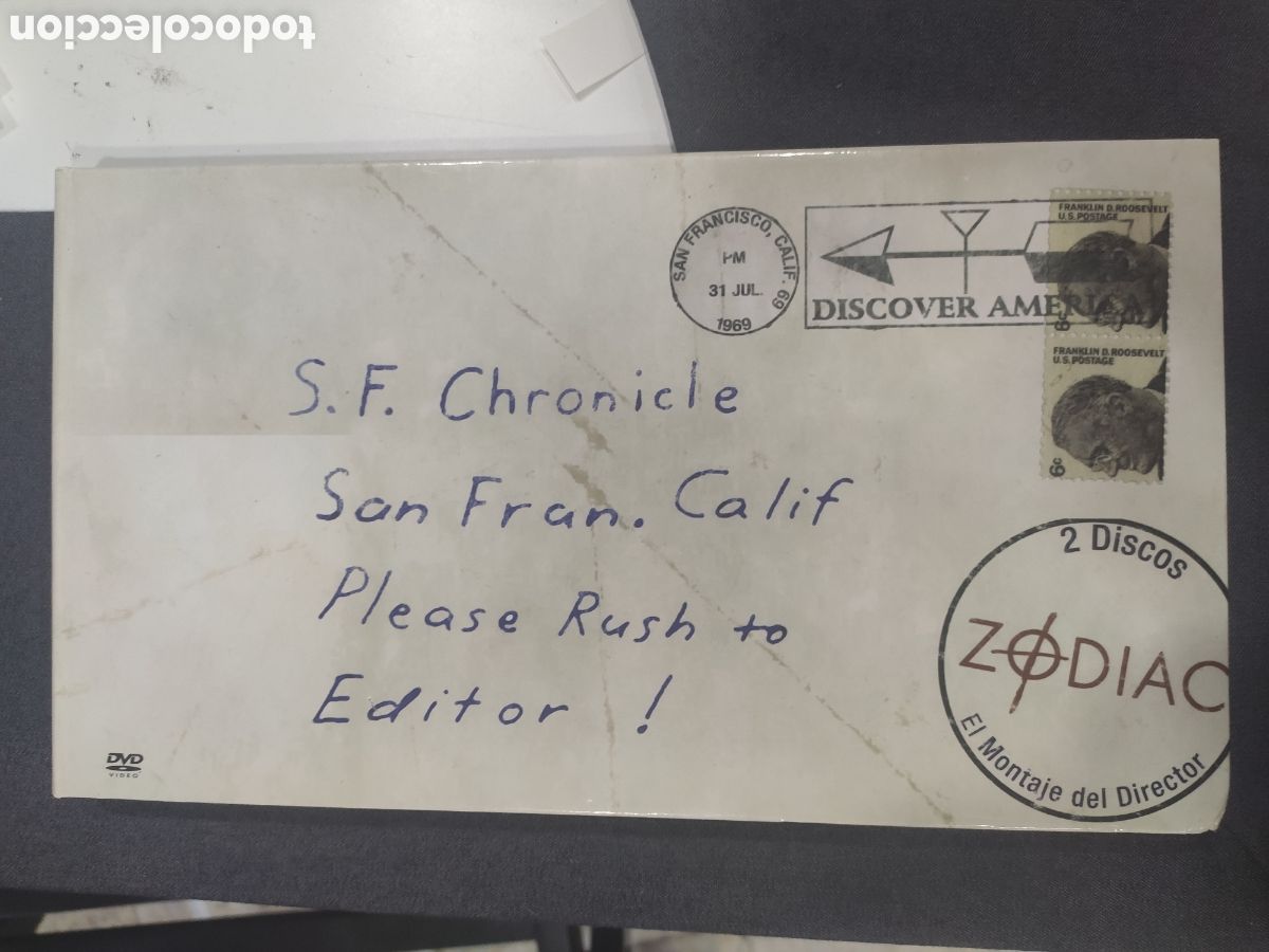 Cinema: DVD ZODIAC EL MONTAJE DEL DIRECTOR. 2 DVD CON LIBRETO Y FOTOS