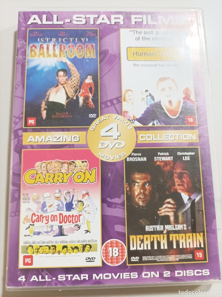 Cine: Colecci&oacute;n DVD en Ingl&eacute;s: Strictly Ballroom, Human traffic, Carry on Doctor, Death Train