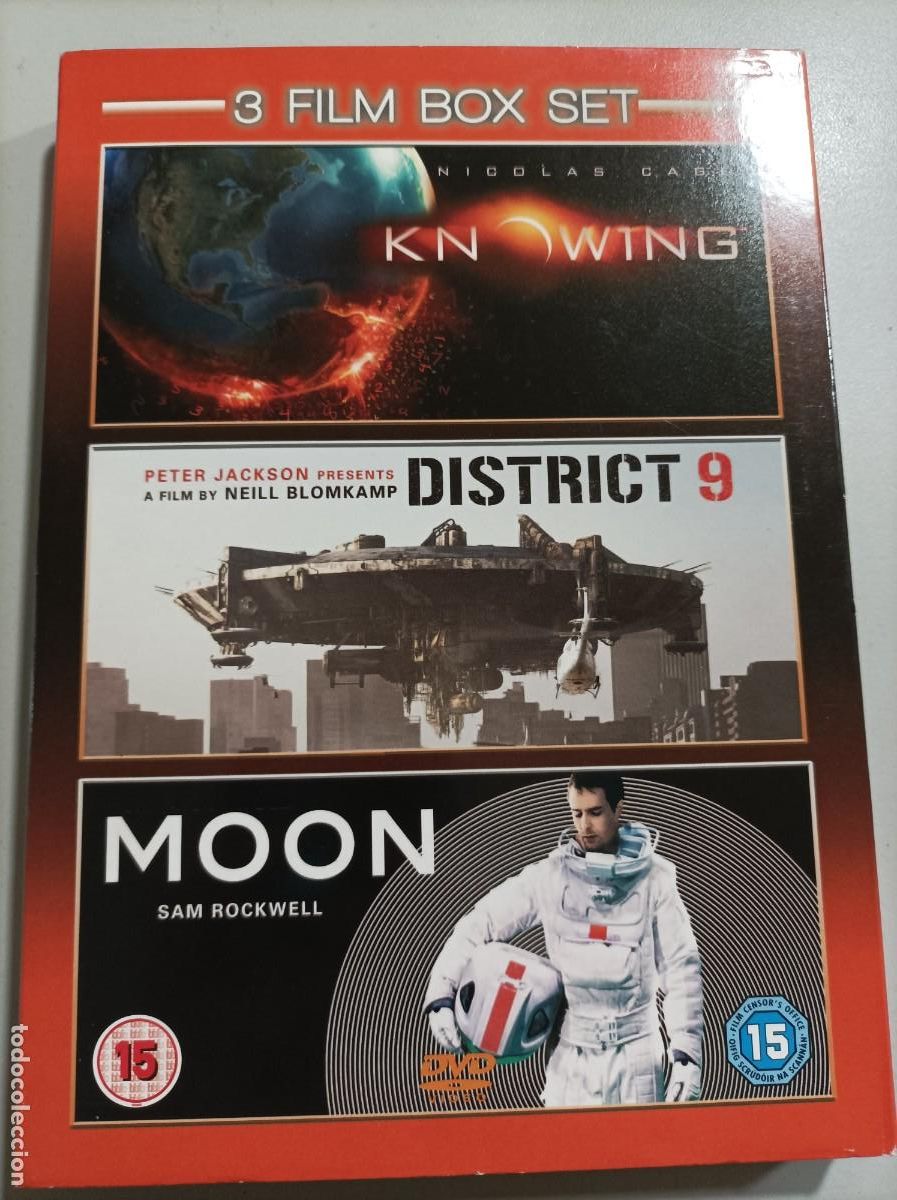 Cine: Colecci&oacute;n DVD en Ingl&eacute;s: Knowing, District 9, Moon