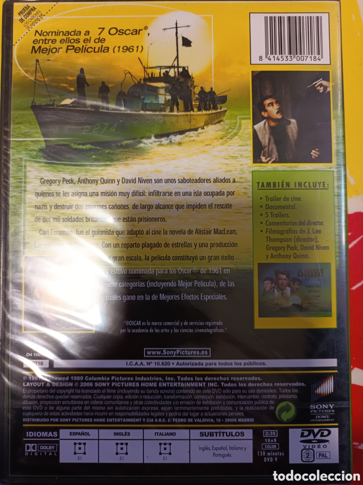 Cine: Los ca&ntilde;ones de navarone dvd - Foto 2