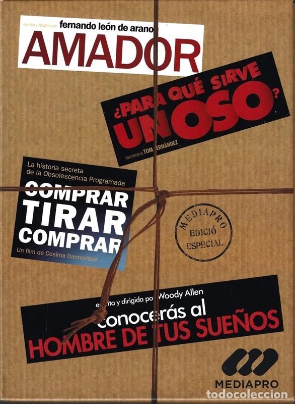 Cine: AMADOR/ &iquest;PARA QU&Eacute; SIRVE UN OSO?/ COMPRAR TIRAR COMPRAR / CONOCER&Aacute;S AL HOMBRE DE TUS SUE&Ntilde;OS