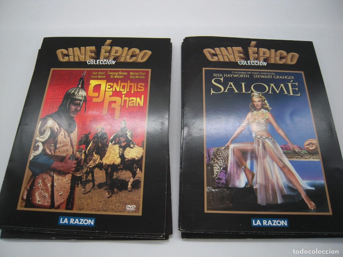 Cine: lote de 10 dvd la razon cine epico