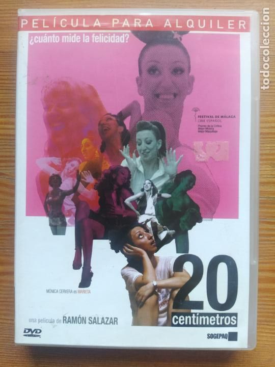 Cinema: DVD 20 CENTIMETROS - RAMON SALAZAR - EDICION DE ALQUILER (5O)