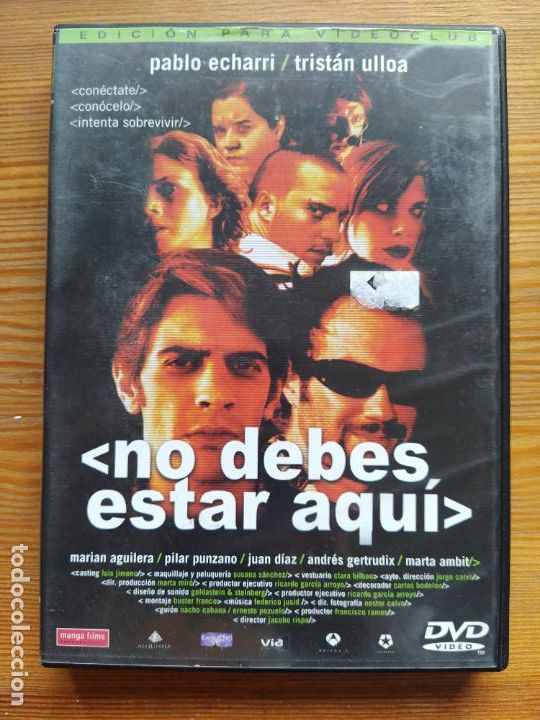 Cinema: DVD NO DEBES ESTAR AQUI - EDICION DE AQUILER (015)