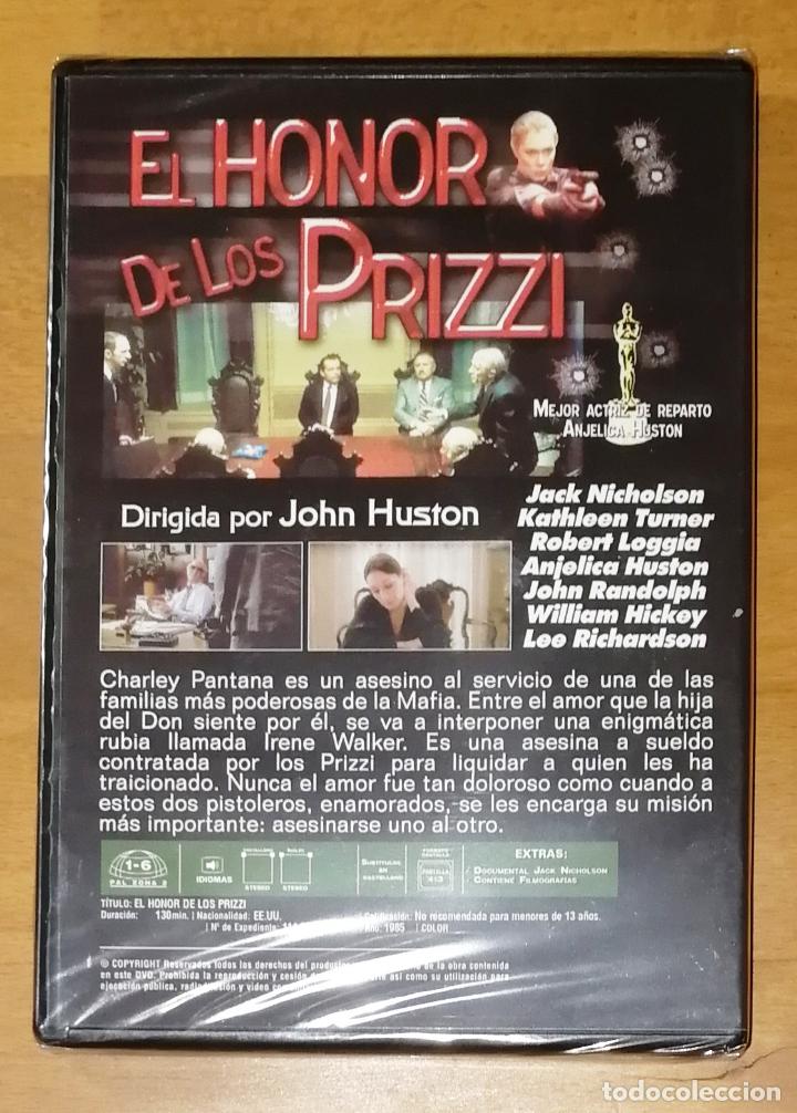 Cine: DVD. EL HONOR DE LOS PRIZZI. - 2002? - Foto 2
