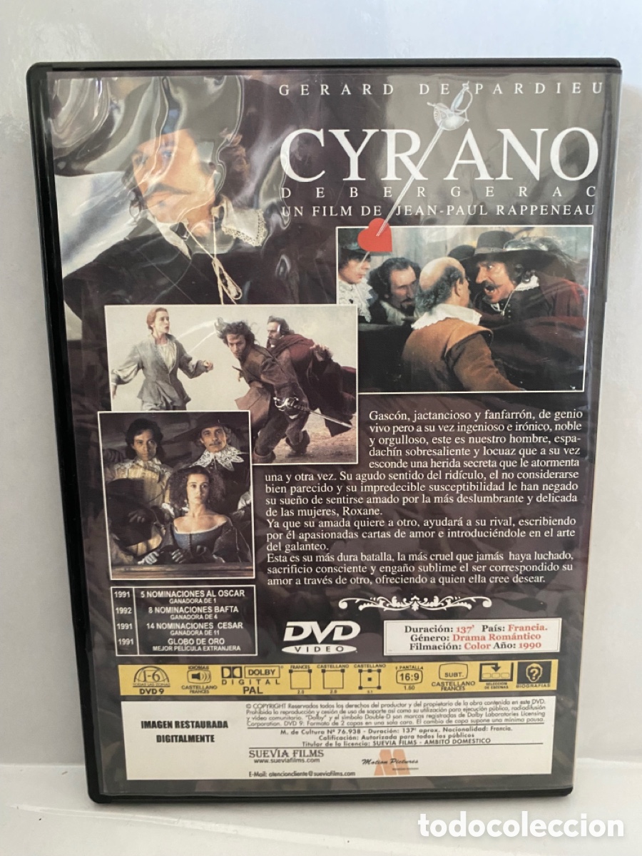 Cine: Cyrano de Bergerac (DVD) - Foto 2