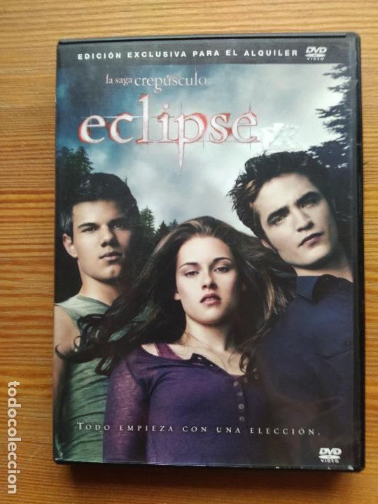 Kino: DVD ECLIPSE - LA SAGA CREPUSCULO - EDICION DE ALQUILER (2H)