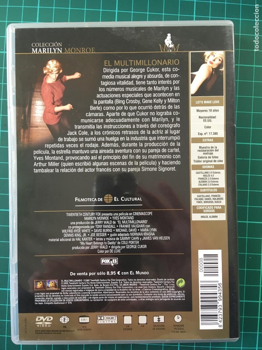Cine: Marilyn Monroe. El multimillonario - Foto 3
