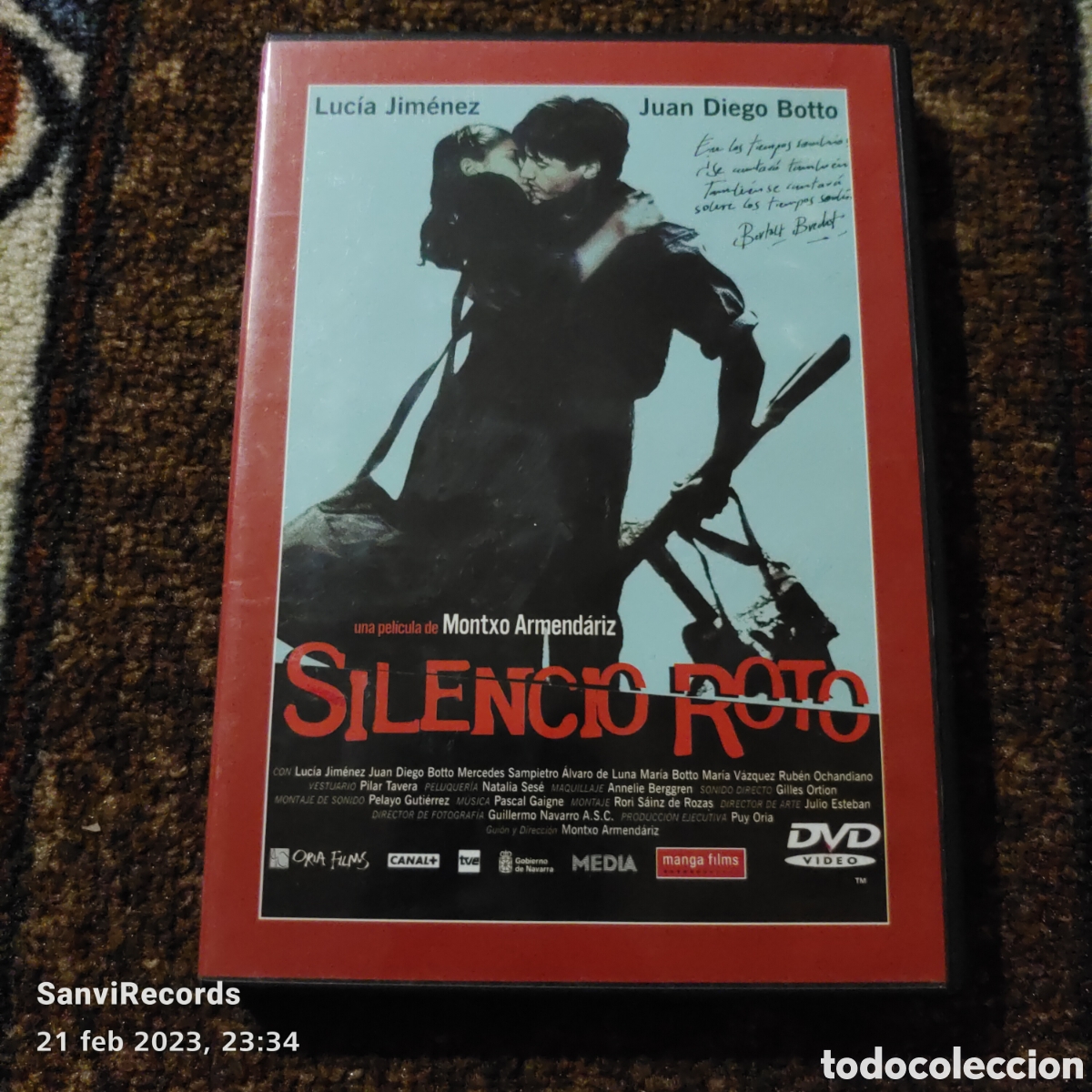 Cine: LAS PELIS DE LA GUERRA CIVIL: SILENCIO ROTO (LUCIA JIM&Eacute;NEZ...) (MANGA FILMS)