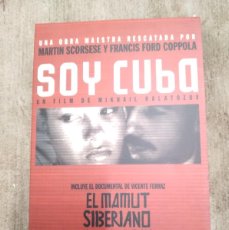 Cine: SOY CUBA/EL MAMUT SIBERIANO-MARTIN SCORSESE/FRANCIS FORD COPPOLA-DOBLE DVD NUEVO SIN USO. Lote 393932404