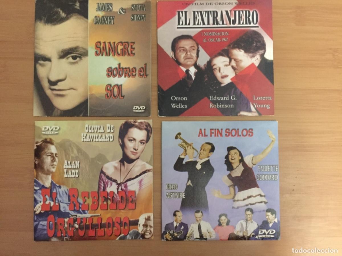 Cine: SANGRE SOBRE EL SOL. EL EXTRANJERO. EL REBELDE ORGULLOSO. Al fin solos (5 cds-dvd cine)
